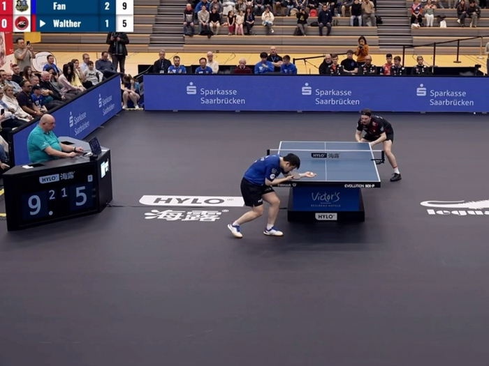 樊振东直落四盘力克沃尔瑟 国乒男单再添一胜