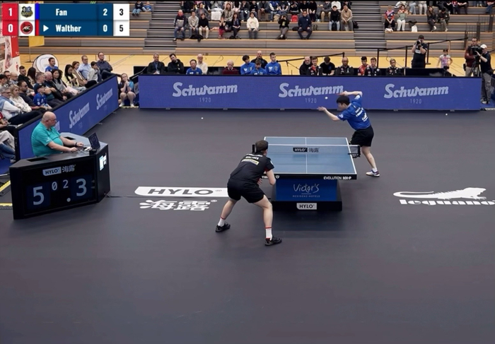 樊振东直落四盘力克沃尔瑟 国乒男单再添一胜