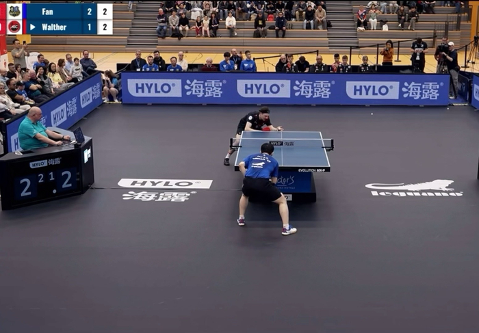 樊振东直落四盘力克沃尔瑟 国乒男单再添一胜