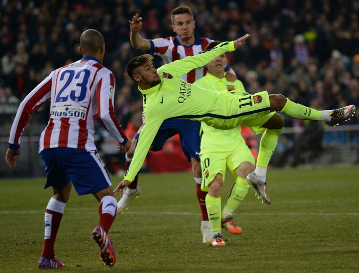 梅西绝杀助巴萨逆转马竞晋级国王杯四强