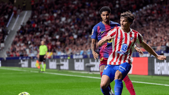 巴萨欧冠遭逆转 马竞红牌逆转终结20年诺坎普魔